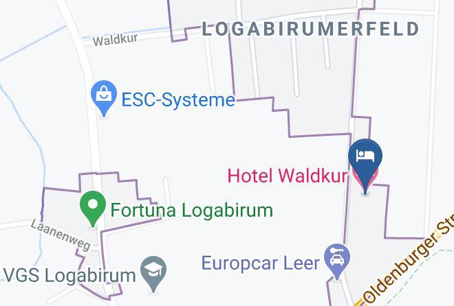Leer - Hotel Waldkur Maps