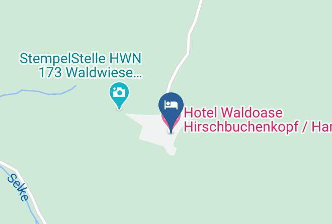 Hotel Waldoase Hirschbuchenkopf Harz Map