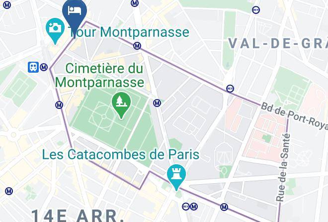 Paris - Hotel Waldorf Montparnasse Maps