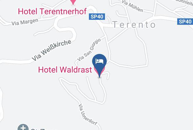 Hotel Waldrast Map - Trentino Alto Adige - Bolzano