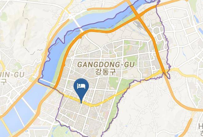Gangdonggu - Hotel Wall Maps
