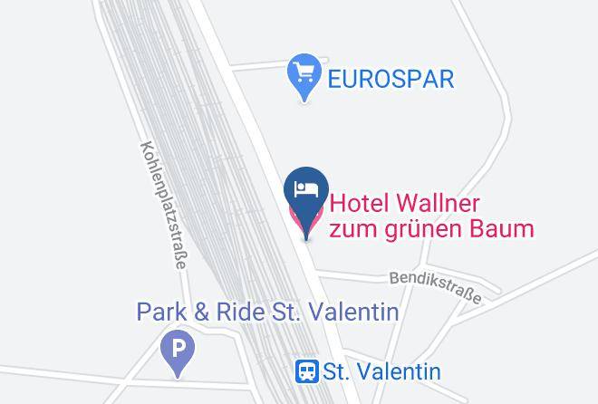 Amstetten - Hotel Wallner Zum Grunen Baum Maps