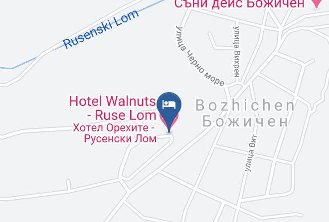 Ivanovo - Hotel Walnuts Ruse Lom Maps