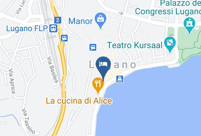Lugano - Hotel Walter Au Lac Maps