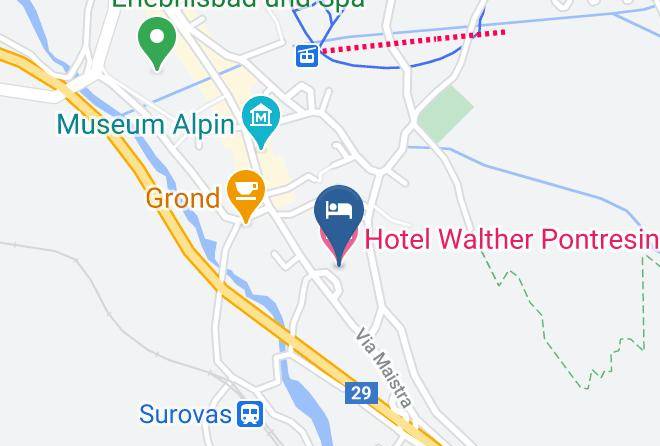 Malojamaloggia - Hotel Walther Pontresina Maps
