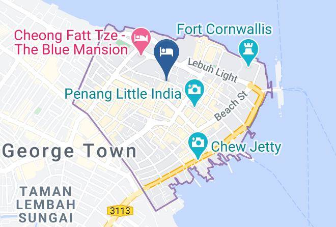 Georgetown - Hotel Wan Hai Maps