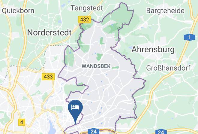 Hotel Wandsbek Hamburg Map