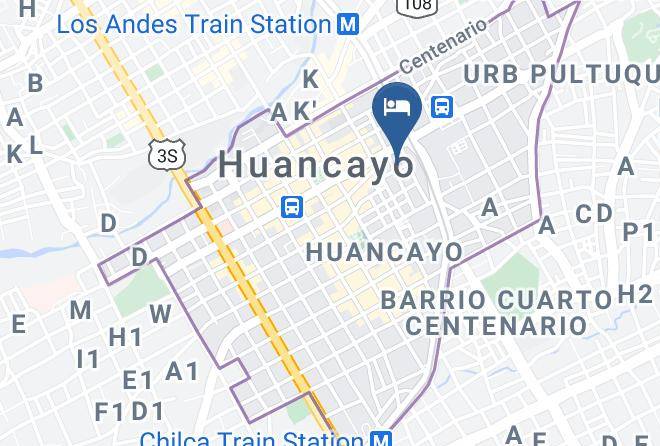 Huancayo - Hotel Wanka Palace De Huancayo Maps