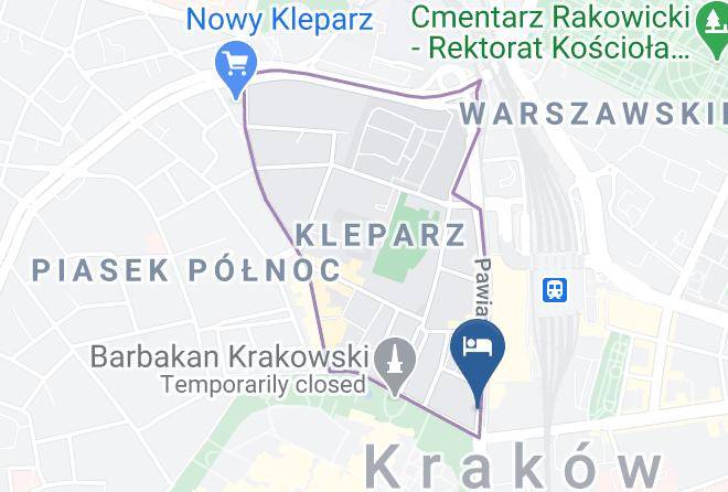 Cracow - Hotel Warszawski Maps