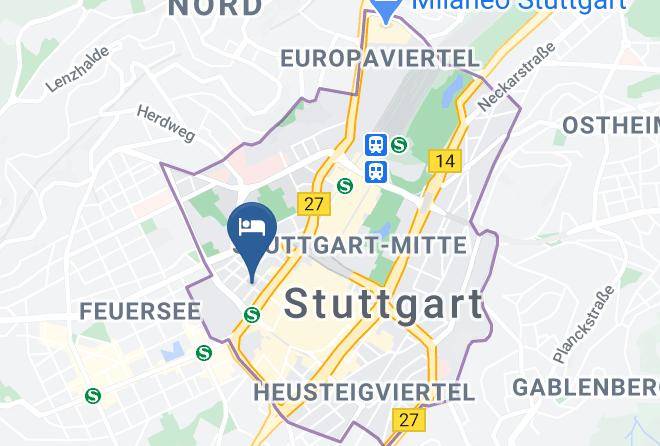 Stuttgart - Hotel Wartburg Stuttgart Maps