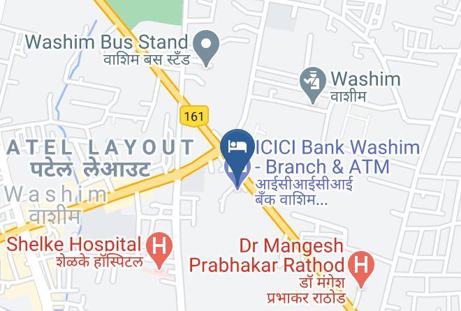 Washim - Hotel Washimkar Executive Maps