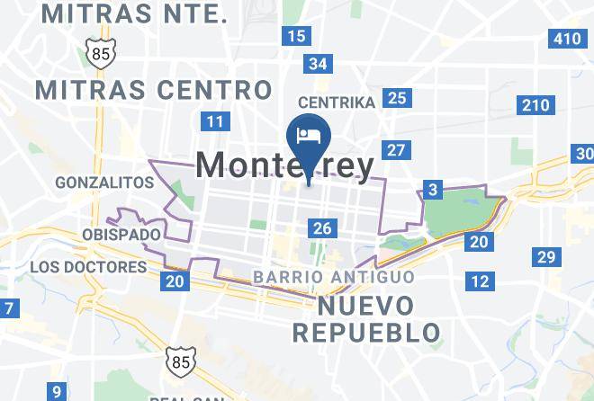 Monterrey - Hotel Washington Maps