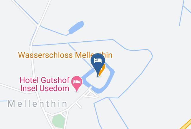 Vorpommern Greifswald - Hotel Wasserschloss Mellenthin Maps