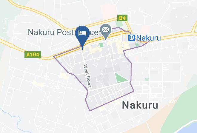 Nakuru - Hotel Waterbuck Maps