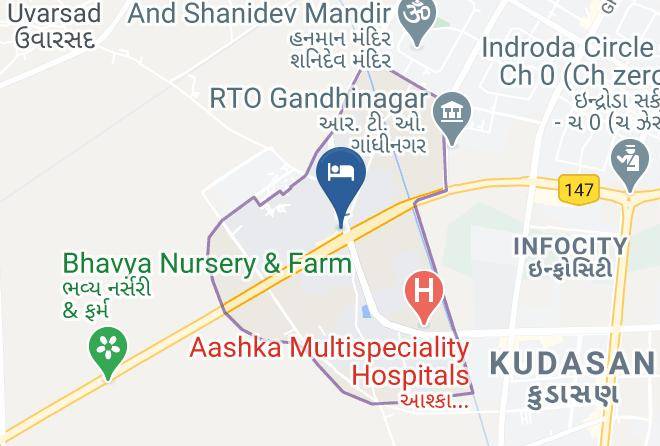 Gandhinagar - Hotel Waterlily Maps