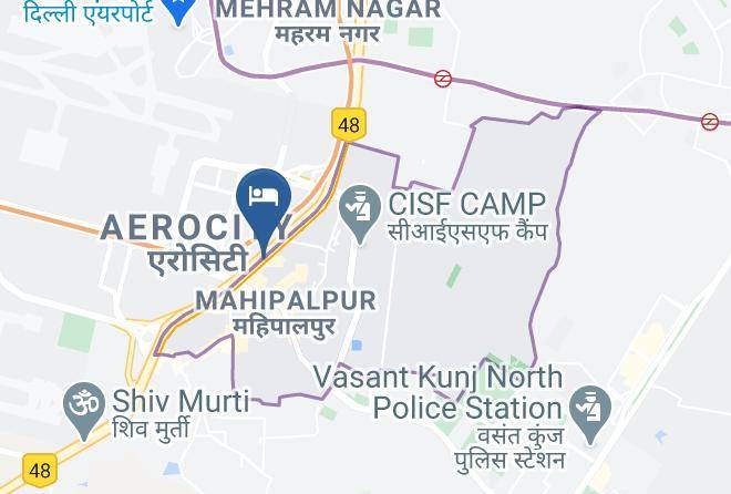 New Delhi - Airport Hotel Waves Maps
