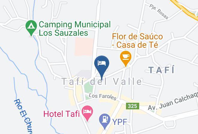 Tafi Del Valle - Hotel Wayna Killa Maps