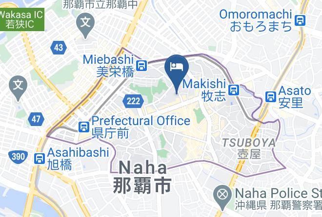 Naha City - Hotel Wbf Art Stay Naha Maps