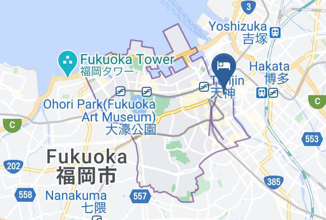 Fukuoka City Chuo Ward - Hotel Wbf Fukuoka Tenjin Minami Maps