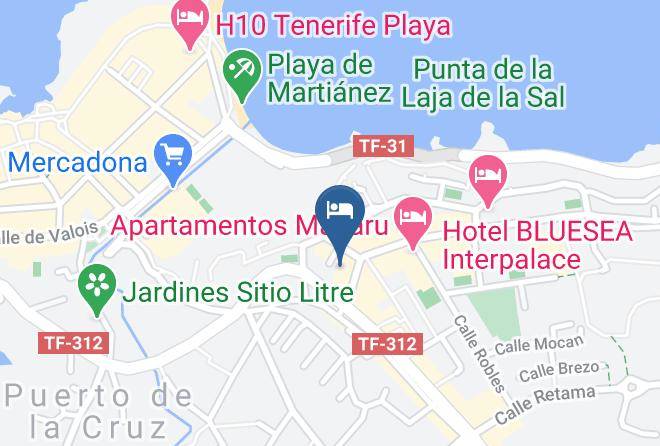 Santa Cruz De Tenerife - Hotel Weare La Paz Maps