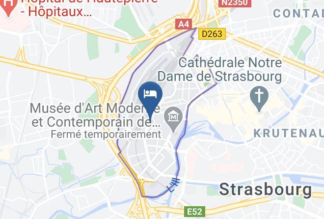 Hotel Weber Strasbourg Map