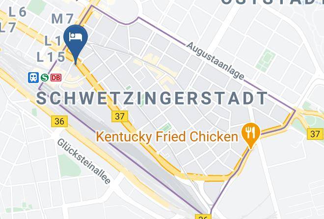 Mannheim - Hotel Wegener Maps