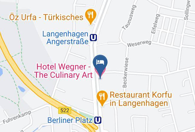 Hotel Wegner The Culinary Art Hotel Map