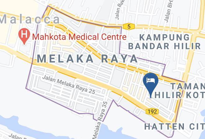 Hotel Weilia Melaka Map