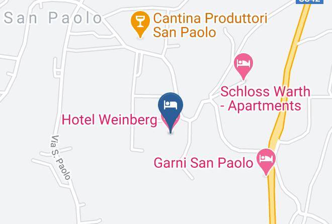 Bolzano - Hotel Weinberg Maps
