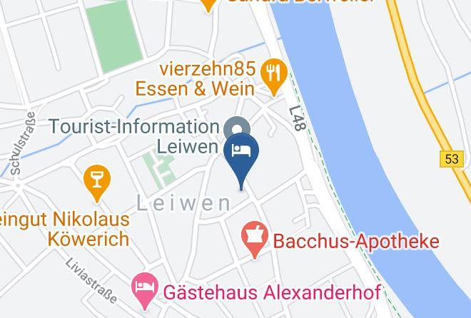 Hotel Weinhaus Weis Map