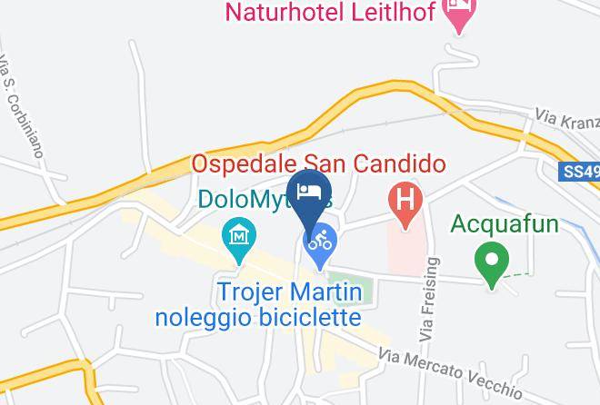 Bolzano - Hotel Cavallino Bianco Maps