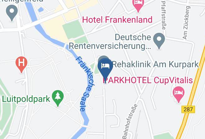 Bad Kissingen - Hotel Weisses Haus Maps