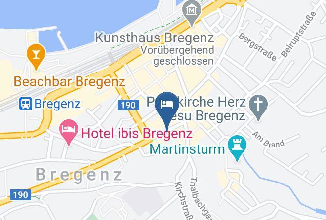Bregenz - Hotel Weisses Kreuz Maps