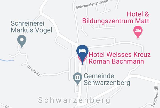 Schwarzenberg - Hotel Weisses Kreuz Roman Bachmann Maps