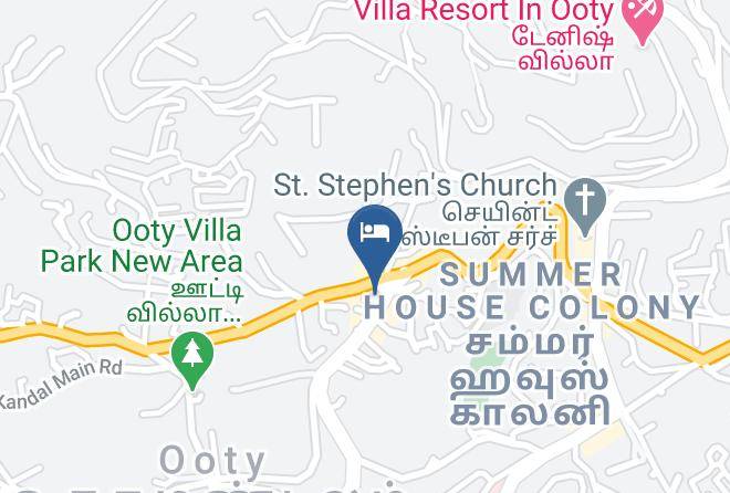 Ooty - Hotel Welbeck Residency Maps