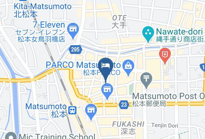 Matsumoto City - Hotel Welcome Matsumoto Maps
