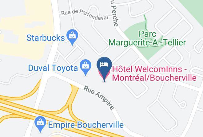 Longueuil - Hotel Welcominns Montreal Boucherville Maps