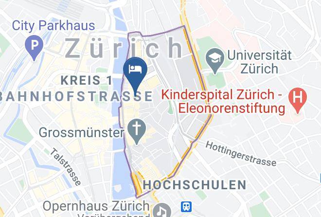Zurich Niederdorf - Hotel Wellenberg Maps
