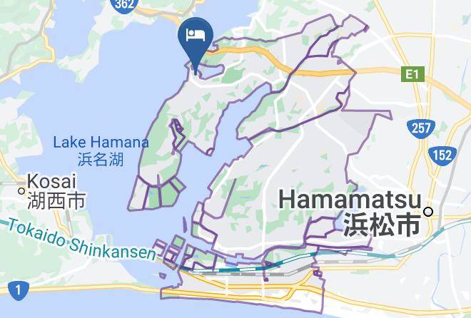 Hamamatsu City Nishi Ward - Hotel Wellseason Hamanako Maps