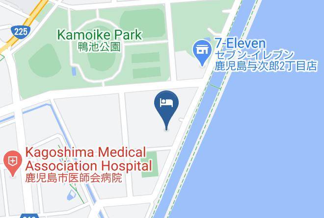 Hotel Welview Kagoshima Map