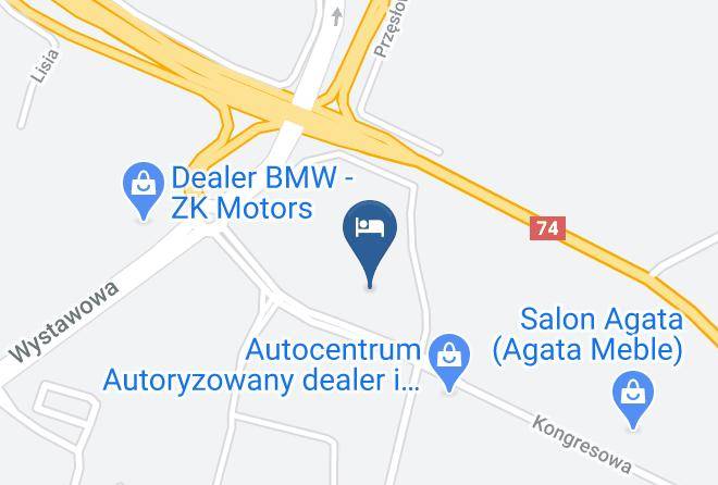 Kielce - Hotel Wena Maps