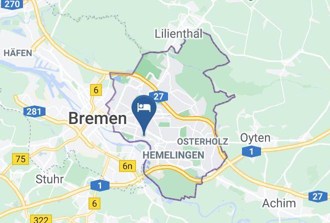 Stadt Bremen - Boutique Hotel Krone Weser Perle Maps