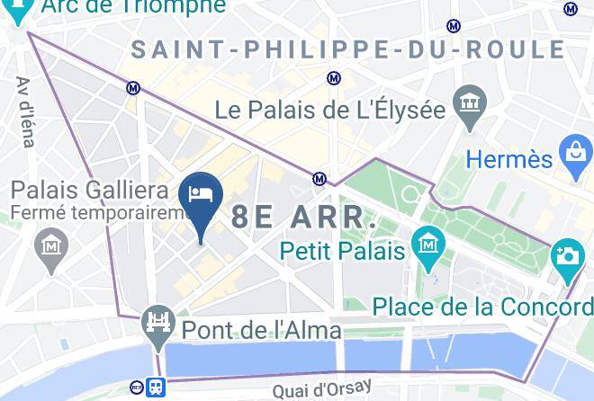 Paris - Hotel West End Maps