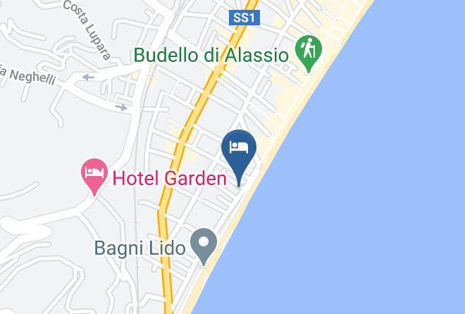 Savona - Hotel West End Maps