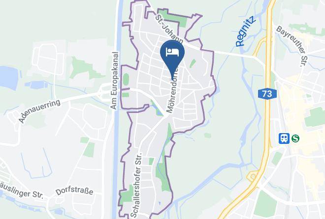 Erlangen - Hotel West Garni Maps