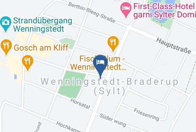 Nordfriesland - Hotel Westend Garni Maps