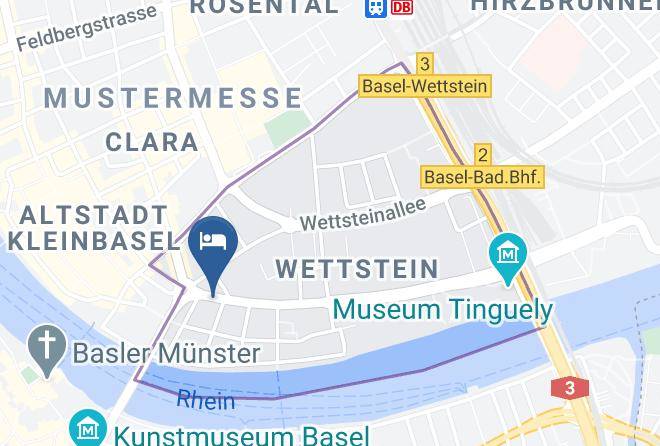 Hotel Wettstein Basel Map