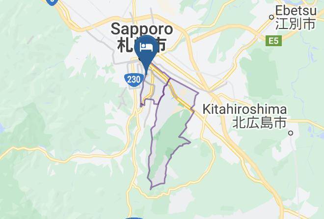 Sapporo City Toyohira Ward - Hotel Wheat Wacca Maps