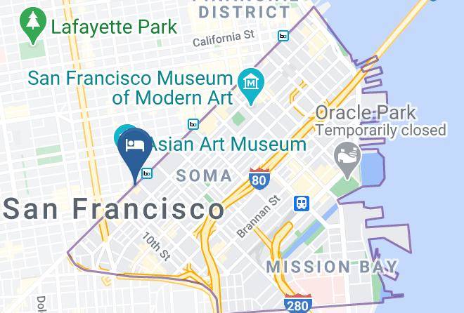 San Francisco - Hotel Whitcomb Maps