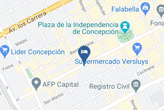 Concepcion Province - Hotel Terrano Maps